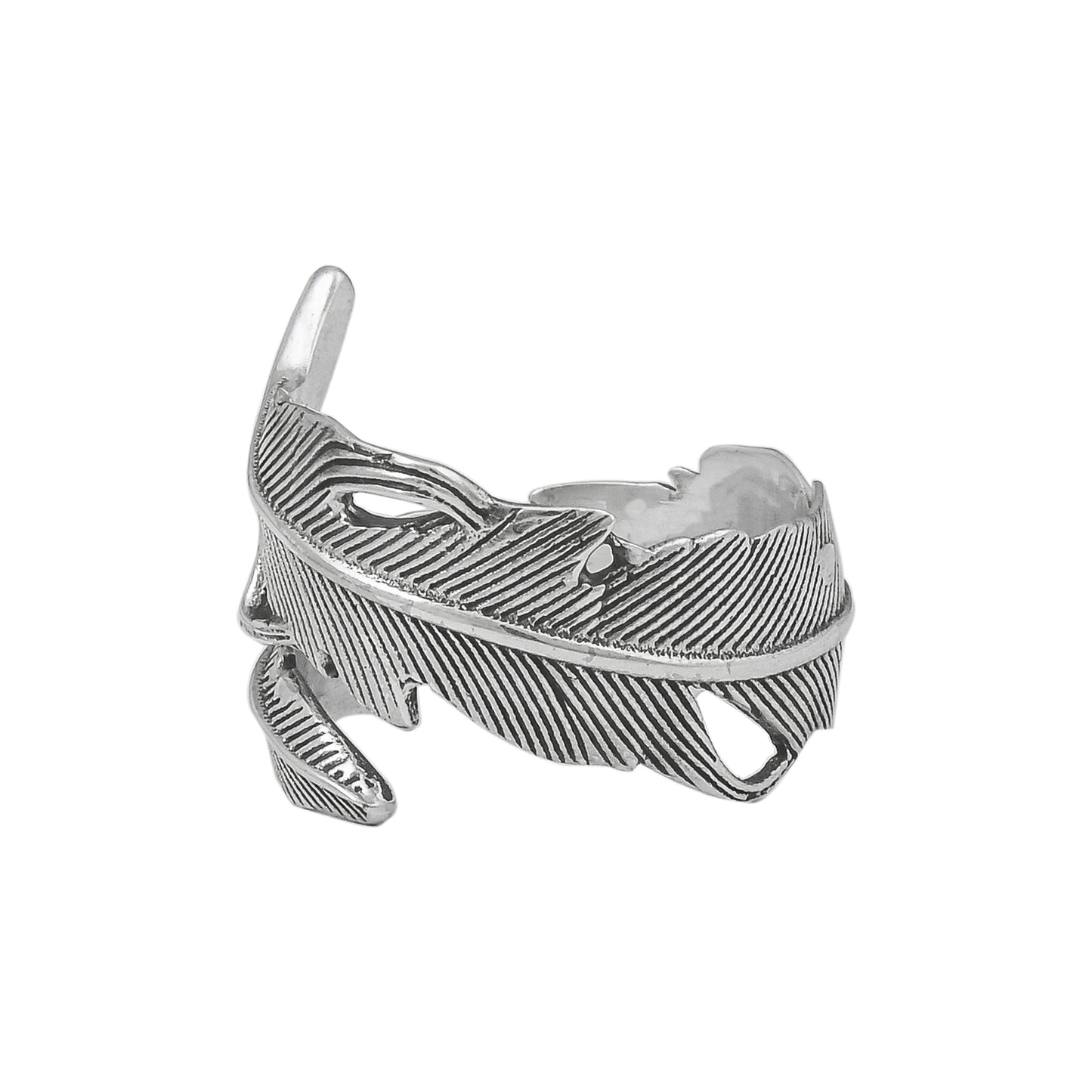 Adjustable Feather Ring