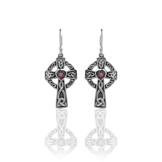 Celtic Cross Earrings