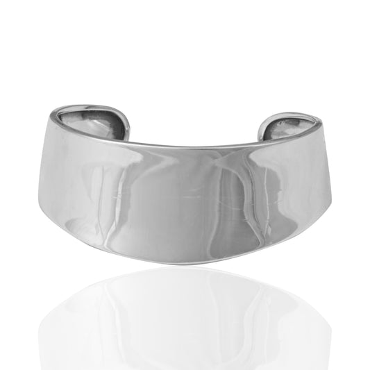 Plain Statement Cuff Bangle