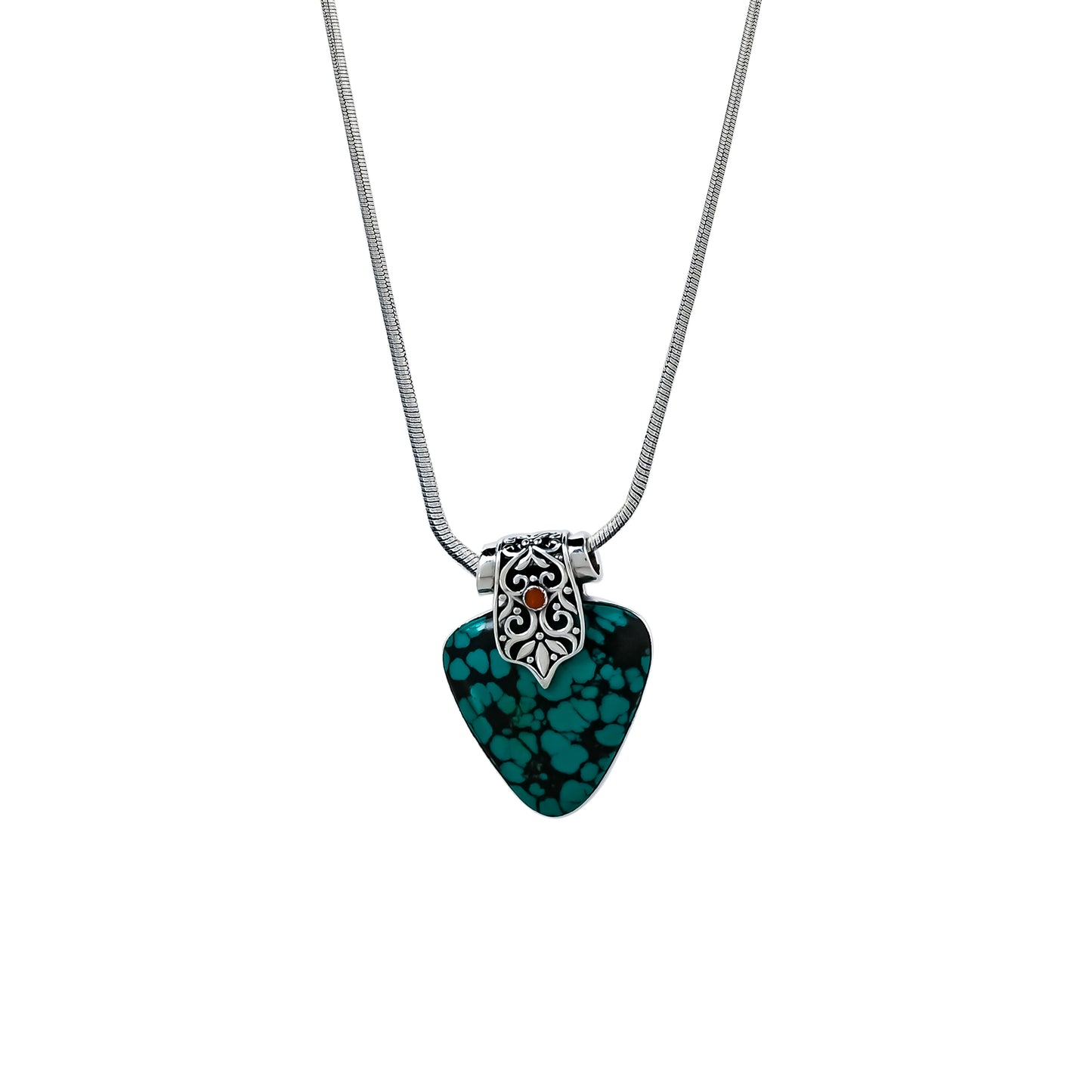 Indonesian Style Turquoise Pendant