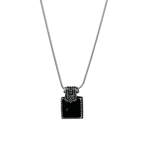 Indonesian Style Square Pendant