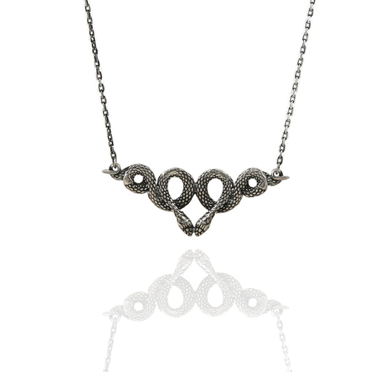 Coiled Snake Necklace
