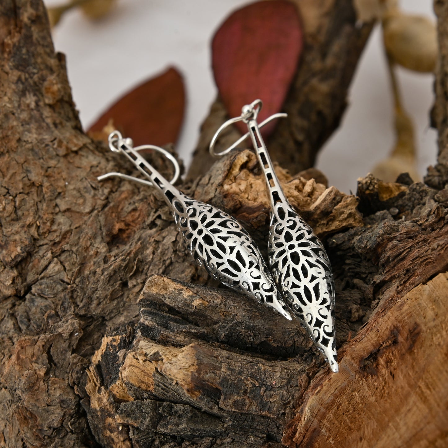 Jaali Drop Earrings
