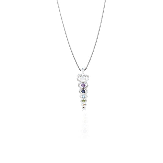 Entwined Snake Chakra Pendant