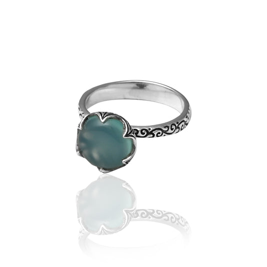 Engraved Flow Ring