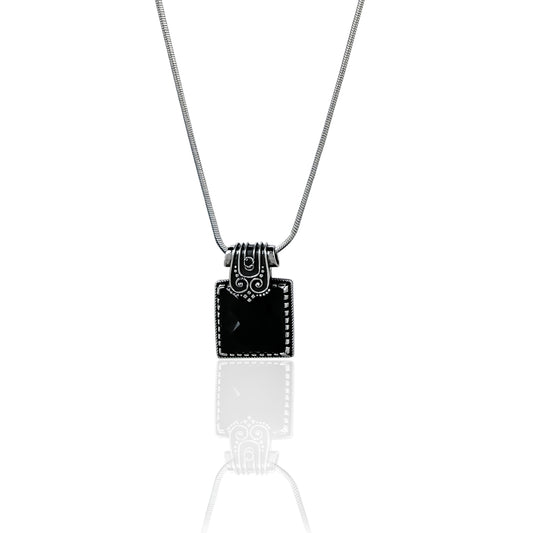 Indonesian Style Square Pendant