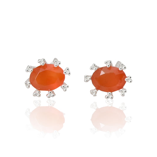 Oval Ear Studs