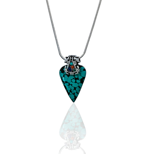Indonesian Style Turquoise Pendant