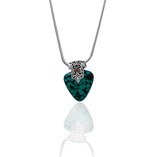 Indonesian Style Turquoise Pendant