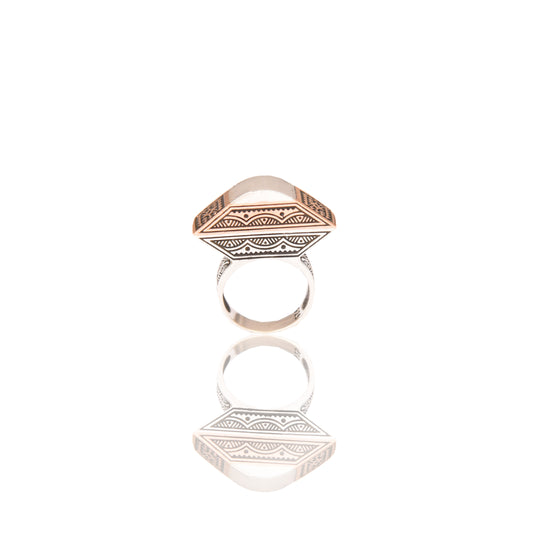 Dual-Tone Tuareg Ring