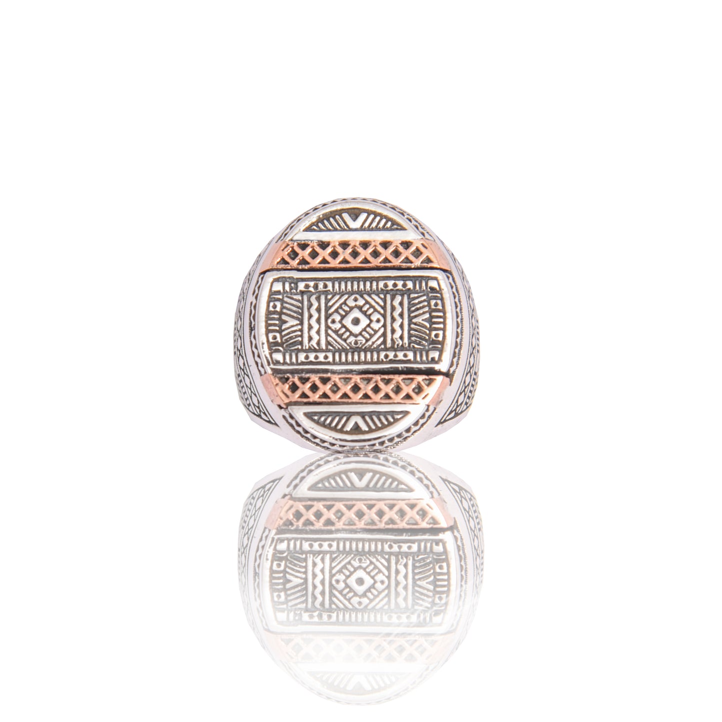 Dual-Tone Tuareg Ring