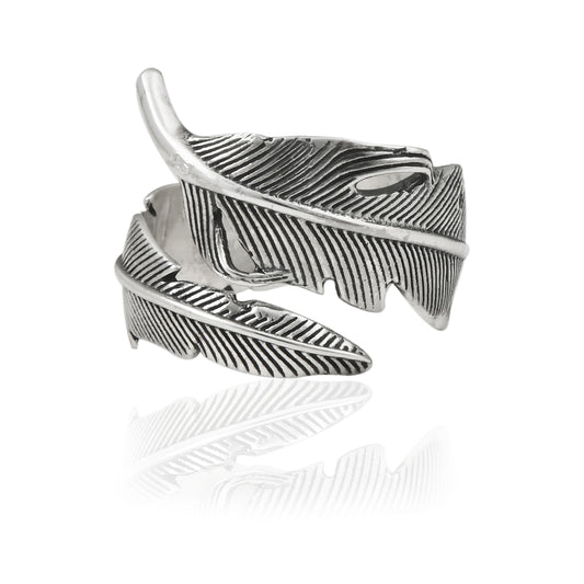 Adjustable Feather Ring