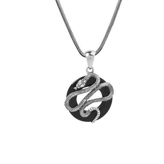 Coiled Snake Pendant