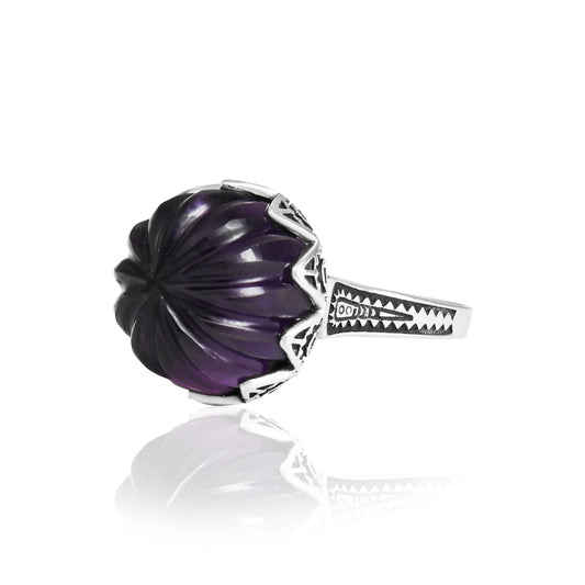 Tuareg Carved Stone Ring